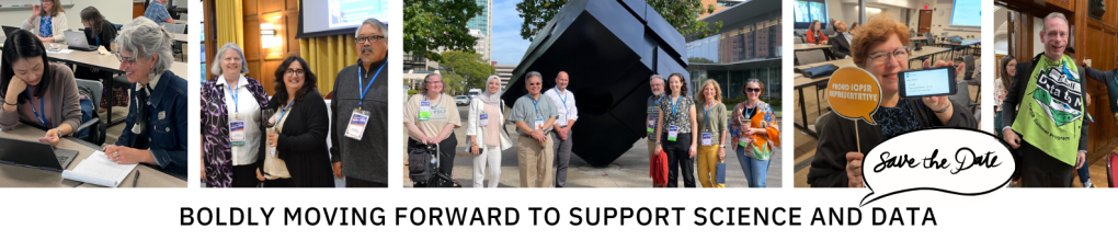 Boldly moving forward to support science and data