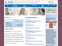 I C P S R website in 2006