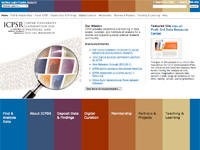 I C P S R website in 2011