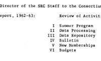 ICPSR's first annual report