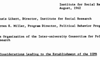 August 1962 letter from Miller to Likert