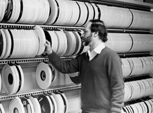 Hank Heitowit with magnetic tapes