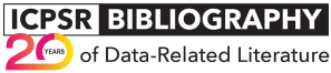 20th anniversary logo for ICPSR bibliography