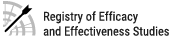 Registry of efficacy and effectiveness studies logo