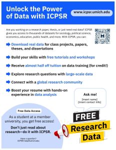 Printable ICPSR promotional flyer