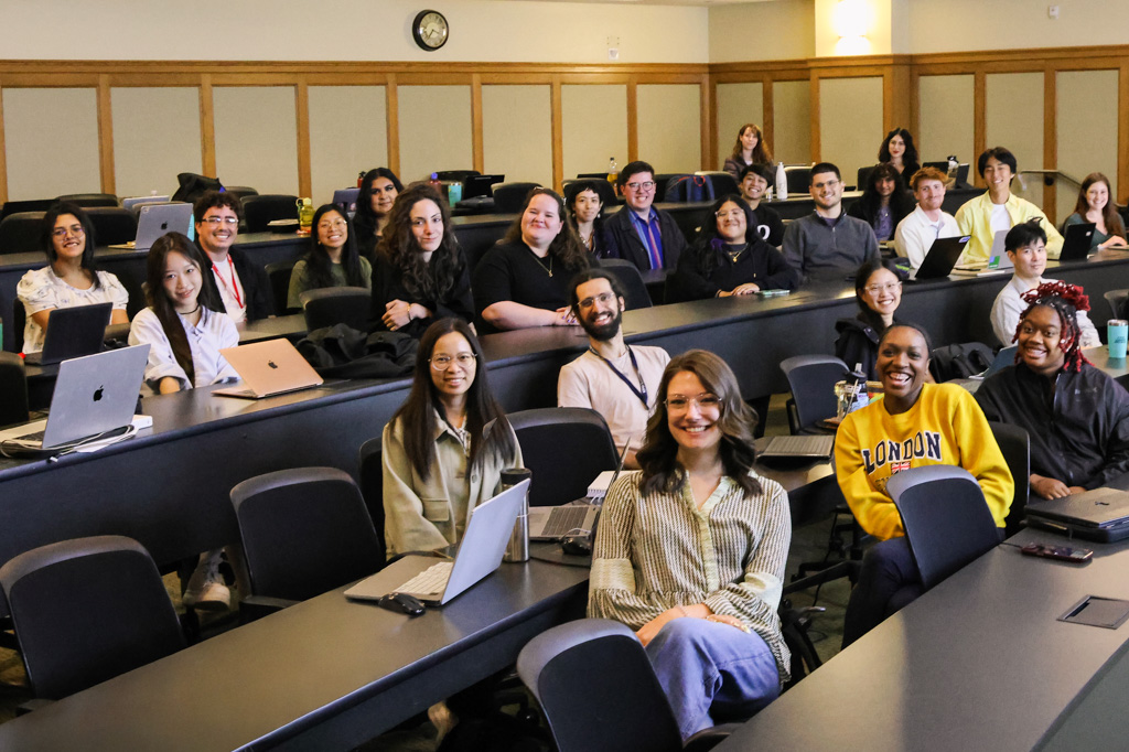 Group of Summer Program participants in a classroom