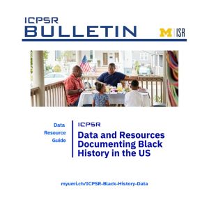 Preview image of Bulletin newsletter for February 2026 showing ontent about Data and Resources Documenting Black History in the US