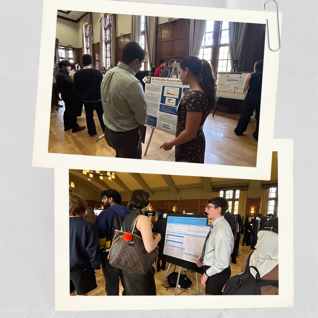 UROP students showcase their posters at the Michigan League