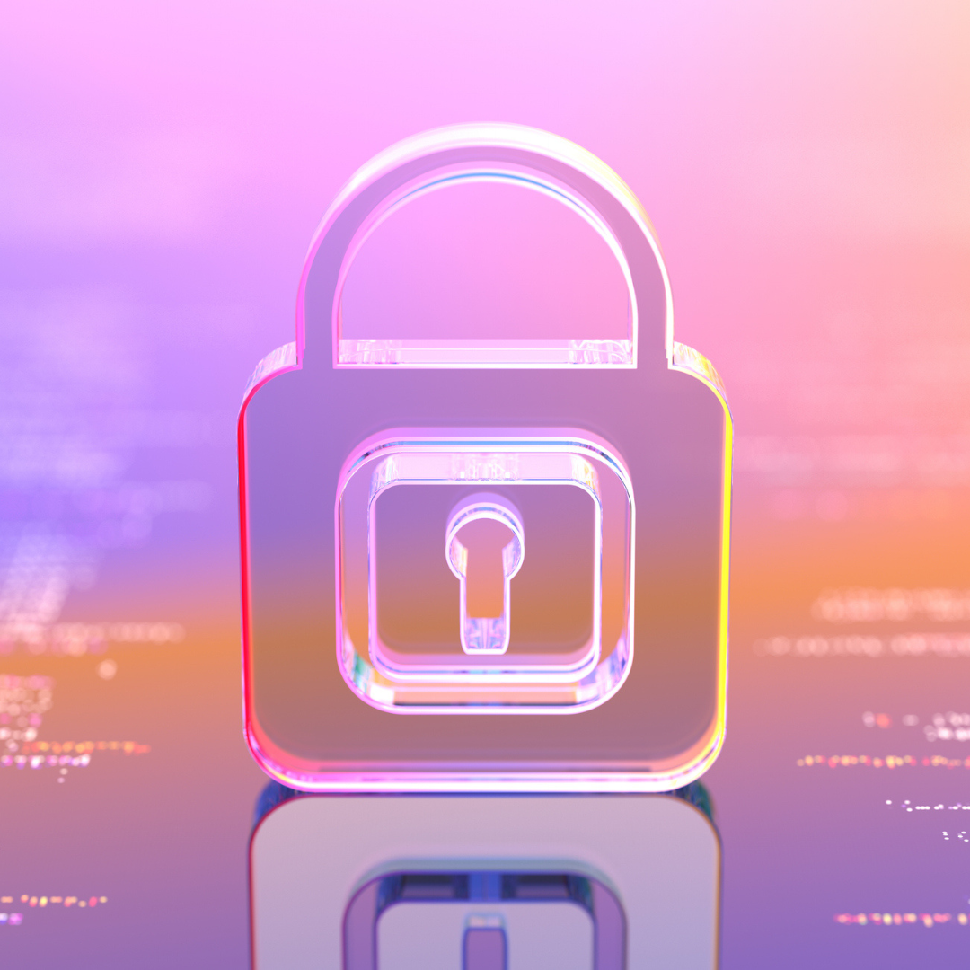 Digital background depicting innovative technologies in security systems, data protection Internet technologies