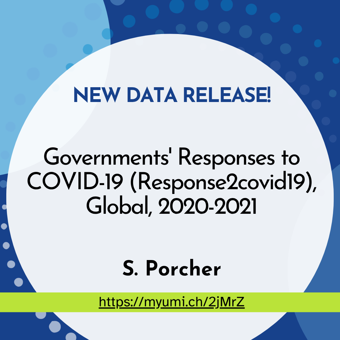 Infographic about the new SBE CCC "Response2covid19" data release with a link